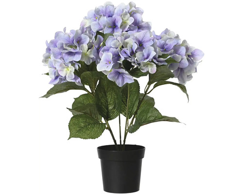 Umelá hortenzia v kvetináči