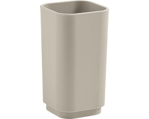 Štvorcový pohár na zubné kefky do kúpeľne