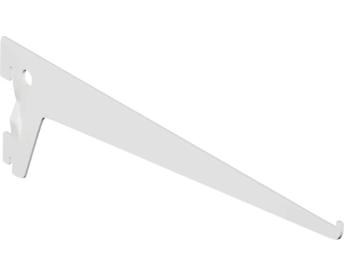 Konzola 300 mm biela Kovová polica