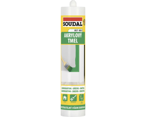 Soudal akrylový tmel kartuša