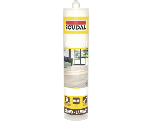 Tmel na parkety Soudal 280 ml smrek Tuba lepidla na parkety Soudal