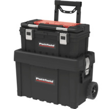 Pattfield kufor na náradie s kolieskami a teleskopickou rukoväťou