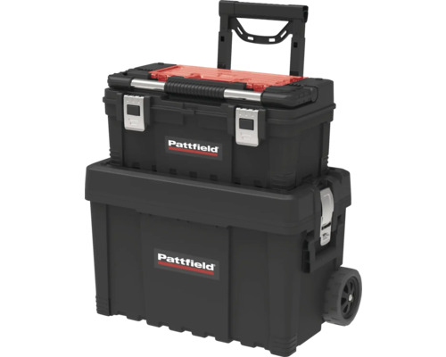 Pattfield kufor na náradie s kolieskami a teleskopickou rukoväťou