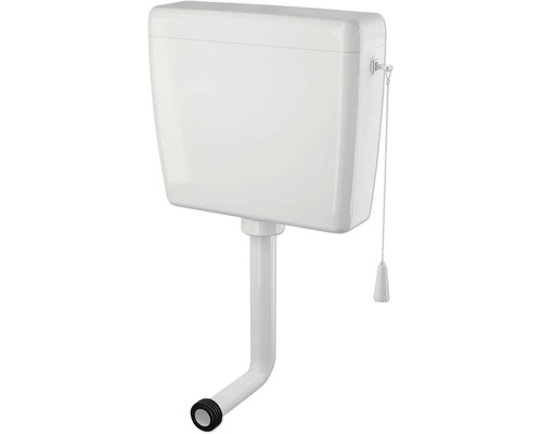 Splachovacia nádržka Alca biela lesk A930-H-3/8" Nástenná splachovacia nádržka s ťahovým ovládaním a pripojovacou rúrkou