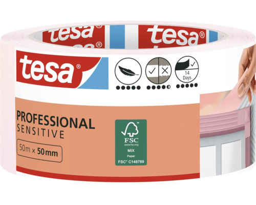 Tesa Professional Sensitive Maliarska krepová páska 50 m x 50 mm