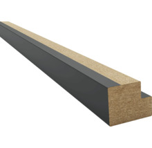 Drevený profil s kovovým rámom