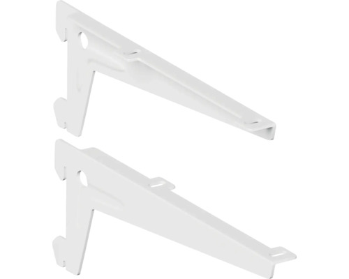 Dva držiaky políc na montáž na stenu