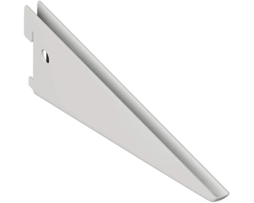 U konzola 220 mm biela Kovový držiak police na montáž na stenu