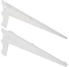 Dva kovové držiaky políc