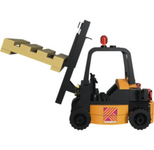 Hračkársky vysokozdvižný vozík s logom Hornbach