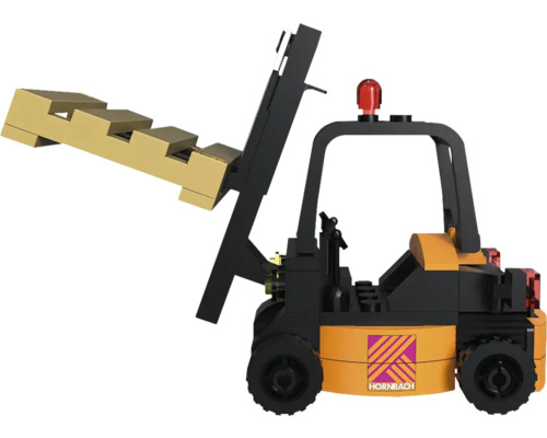 Hračkársky vysokozdvižný vozík s logom Hornbach