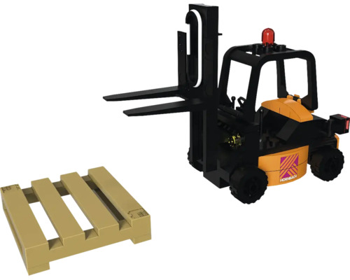 Hračka vysokozdvižný vozík s paletou