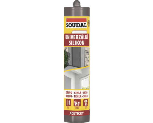 Soudal univerzálna silikónová kartuša