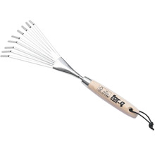 Hrabľa na lístie s drevenou rukoväťou na záhradné práce