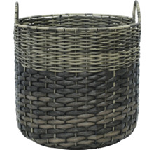 Okrúhly pletený kôš s držadlami