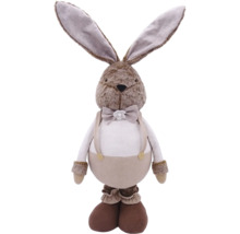 Plyšový zajac s podväzkami a motýlikom