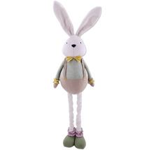 Plyšový zajac s motýlikom a podväzkami