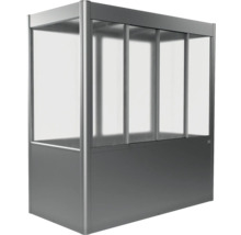 Zastrešenie s transparentnými prvkami pre vonkajšie použitie