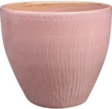 Keramická nádoba na rastliny s ryhovaným povrchom
