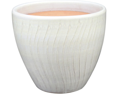 Kvetináč s ryhovaným povrchom