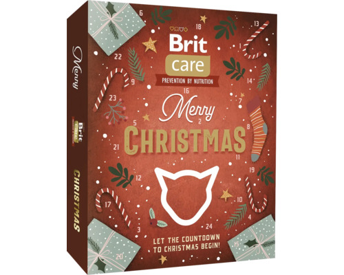 Brit Care adventný kalendár pre mačky s 24 okienkami
