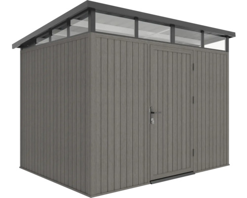 Záhradná búda s dverami a svetlíkom