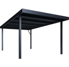 Kovový carport s obdĺžnikovou strechou