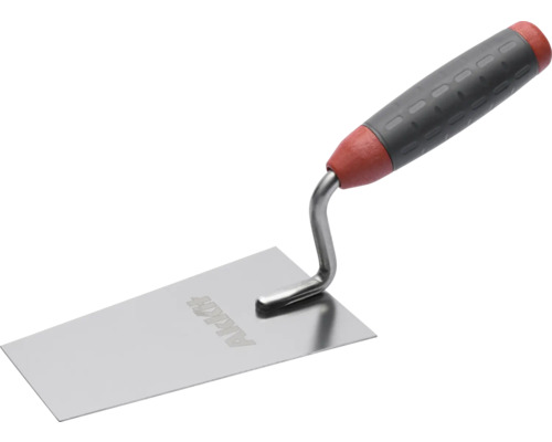 Murárska lyžica Akkit 42.558.18 140 mm nerezová oceľ Murárska lyžica so sivou rukoväťou