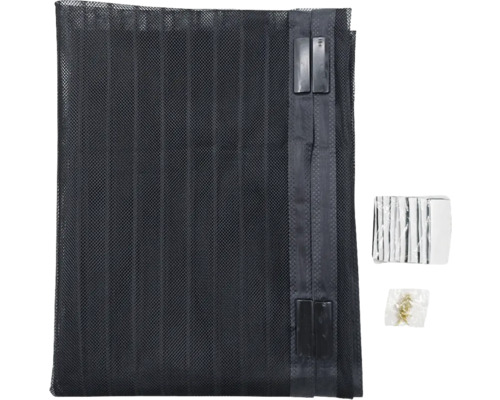 Magnetický záves proti hmyzu čierny 100x210 cm Sieť proti hmyzu pre dvere s upevňovacím materiálom