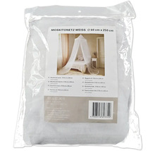 Biela moskytiéra, priemer 60 cm, dĺžka 250 cm, balená