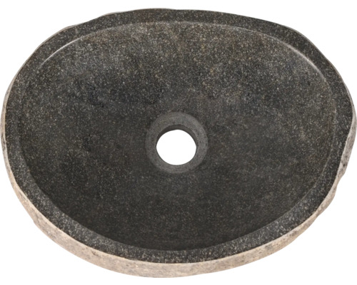 Oválne umývadlo na dosku z kameňa