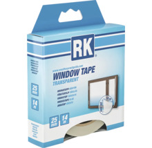 Balenie transparentnej okenné tesniace pásky, 25 milimetrov krát 14 metrov