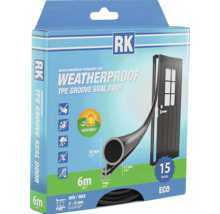 Balenie drážkového tesnenia RK TPE pre dvere, dĺžka 6 metrov