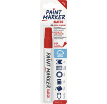 Alteco Paint Marker, Slim, s červenou farbou a rôznymi symbolmi materiálov na obale