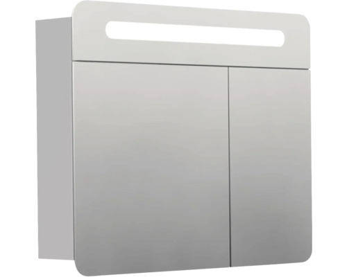 Kúpeľňová zrkadlová skrinka s osvetlením