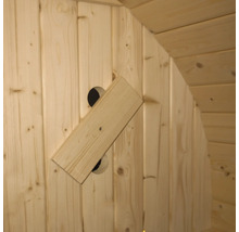 Drevená sauna s vetraním