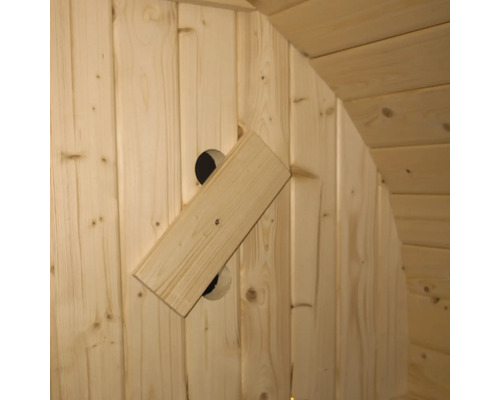 Drevená sauna s vetraním