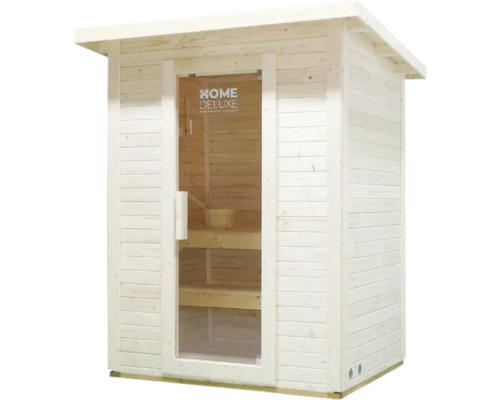 Drevená sauna s presklenými dverami a lavicami