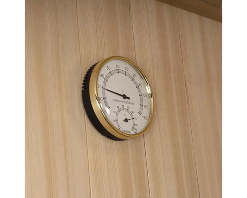 Thermo-hygrometer na meranie teploty a vlhkosti v saune