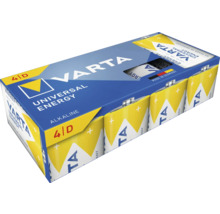 Batérie Varta Universal Energy Alkaline D, balenie po 4 kusoch