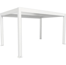 Voľne stojaca biela pergola