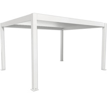 Biela záhradná pergola