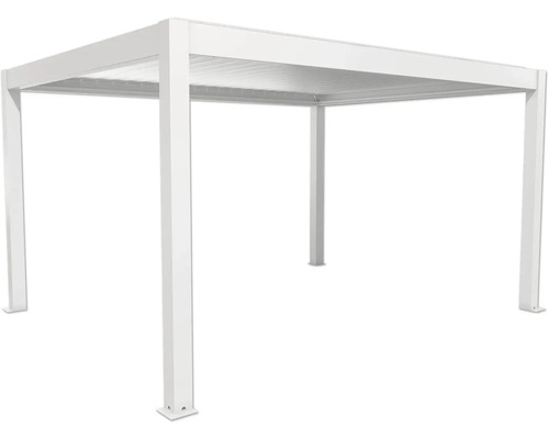 Biela záhradná pergola