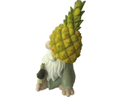 Záhradný trpaslík s ananásovou čiapkou