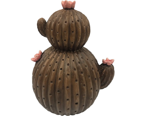 Dekoratívna figúrka kaktusu s kvetmi