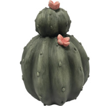 Dekoratívny kaktus s kvetom ako dekorácia do izby