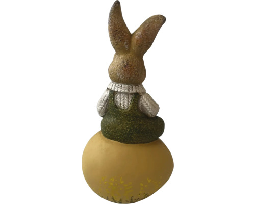 Dekoratívny zajačik na vajci ako veľkonočná dekorácia