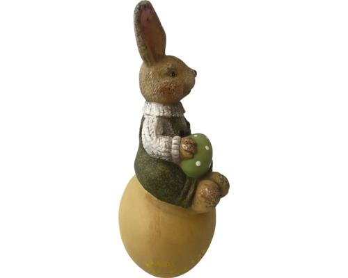 Veľkonočný zajačik na vajci s ozdobným vajcom