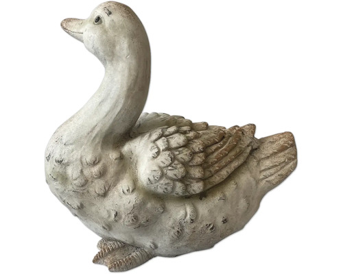 Dekoratívna záhradná figúrka kačica z kameňa