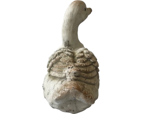 Dekoratívna záhradná figúrka husi z kameňa